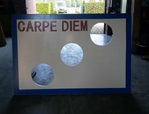 Torwand Holz mieten in Kreis Heinsberg, NRW. Bei Carpe Diem Events.