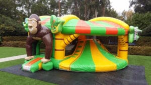 Hüpfburg Slidefun Gorilla zu Mieten bei Carpe Diem Events aus Kreis Heinsberg, NRW.