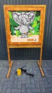 Dschungelspiel Elefant Schießen mieten bei Carpe Diem Events aus Kreis Heinsberg, NRW.