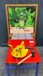 Dschungelspiel Krokodil ihn hinein mieten bei Carpe Diem Events aus Kreis Heinsberg, NRW.