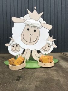 Schafe füttern spiel mieten bei Carpe Diem Events aus Kreis Heinsberg, NRW.