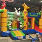 Die Hüpfburg Zebra Multiplay ist zu Mieten bei Carpe Diem Events aus Kreis Heinsberg