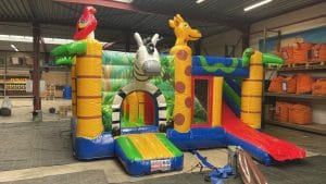 Die Hüpfburg Zebra Multiplay ist zu Mieten bei Carpe Diem Events aus Kreis Heinsberg