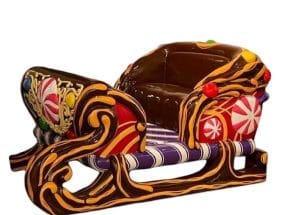 Weihnachtsmann Schlitten Candy mieten bei Carpe Diem Events