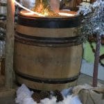 Großes Weinfass aus Holz mieten als deko bei Carpe Diem Events aus NRW.