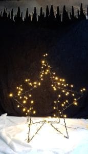 Weihnachtsbeleuchtung Stern zu mieten bei Carpe Diem Events aus NRW.