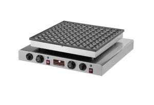 Poffertjes-Teller mit 100 Mulden, zu mieten bei Carpe Diem Events aus Kreis Heinsberg, NRW. Ideal für die Herstellung von Poffertjes im großen Maßstab, mit robuster, praktischer Konstruktion.